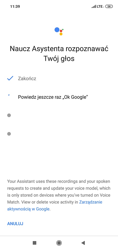 Google Asystent 