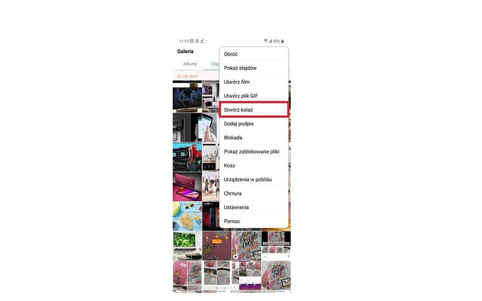LG G7 tworzenie kola?y zdj??