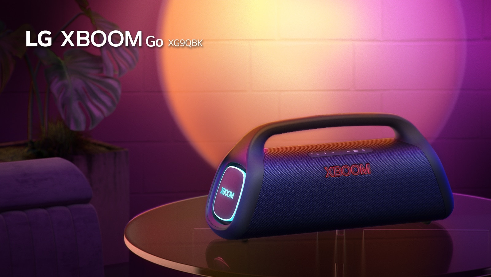 Simte cum basul te ?nconjoar? ?i lumineaz?-?i petrecerea cu LG XBOOM Go XG91