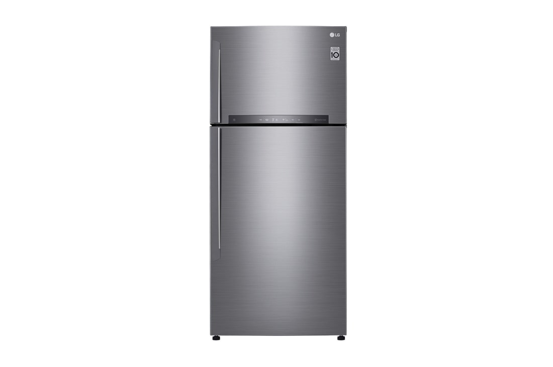 LG Frigider LG | Clasa E | 506 L | Total No Frost | Door Cooling+? | LINEAR Cooling? | ThinQ? | Gri metalizat, GTB744PZHZD