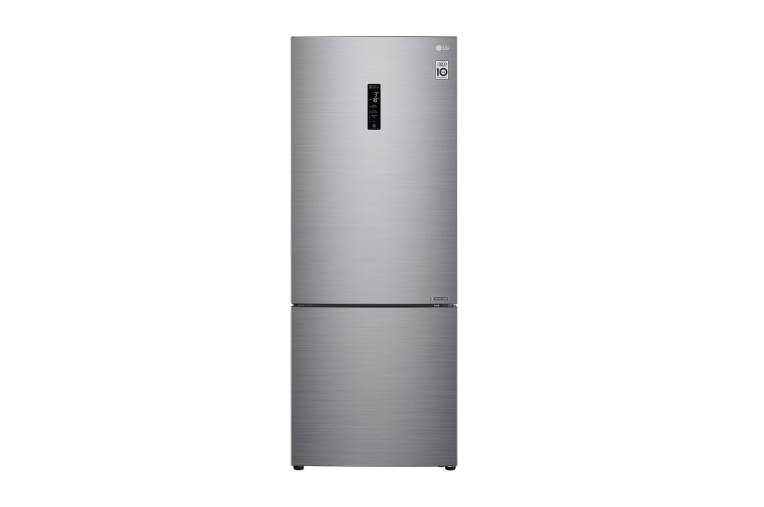 LG Combin? frigorific? | Clasa E | 445 L | Total no Frost | Compresor Linear Inverter 10 ani Garan?ie | Door Cooling | Gri metalizat, GBB566PZHZN