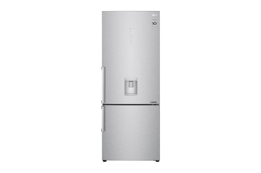 LG Combin? frigorific? LG DoorCooling+? | Clasa E | 451 l | Compresor Linear Inverter 10 ani garan?ie | Total No Frost | NatureFRESH? | ThinQ? | Gri metalizat, GBF569NSAZB