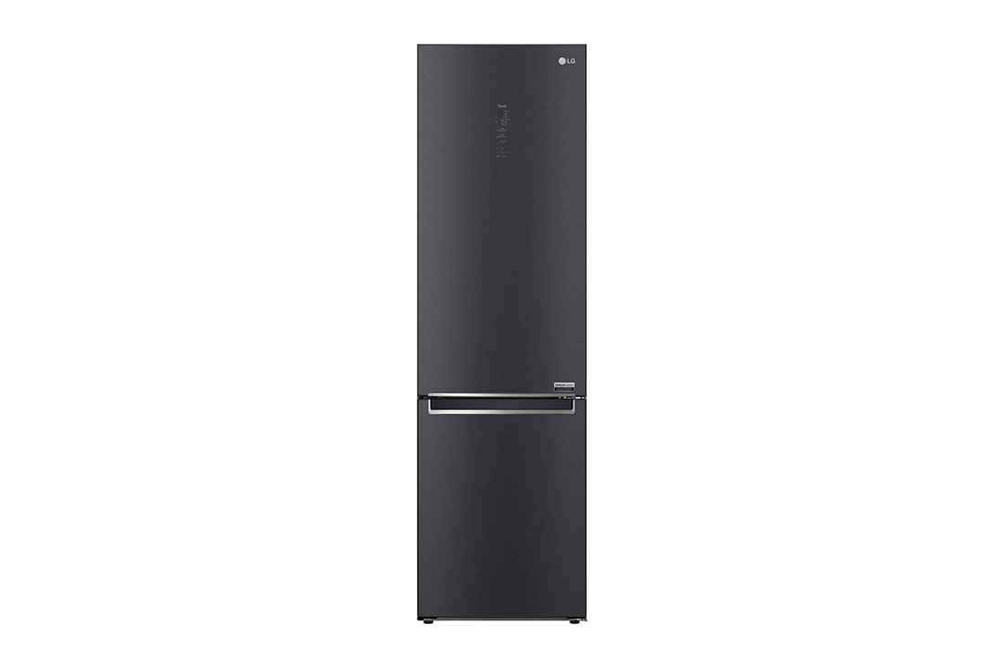 LG Combin? frigorific? | 384 L | Compresor Centum System 20 ani Garan?ie | Clasa C | DoorCooling+? | Metal Touch Display | ThinQ? | Negru mat, front image, GBB92MCACP