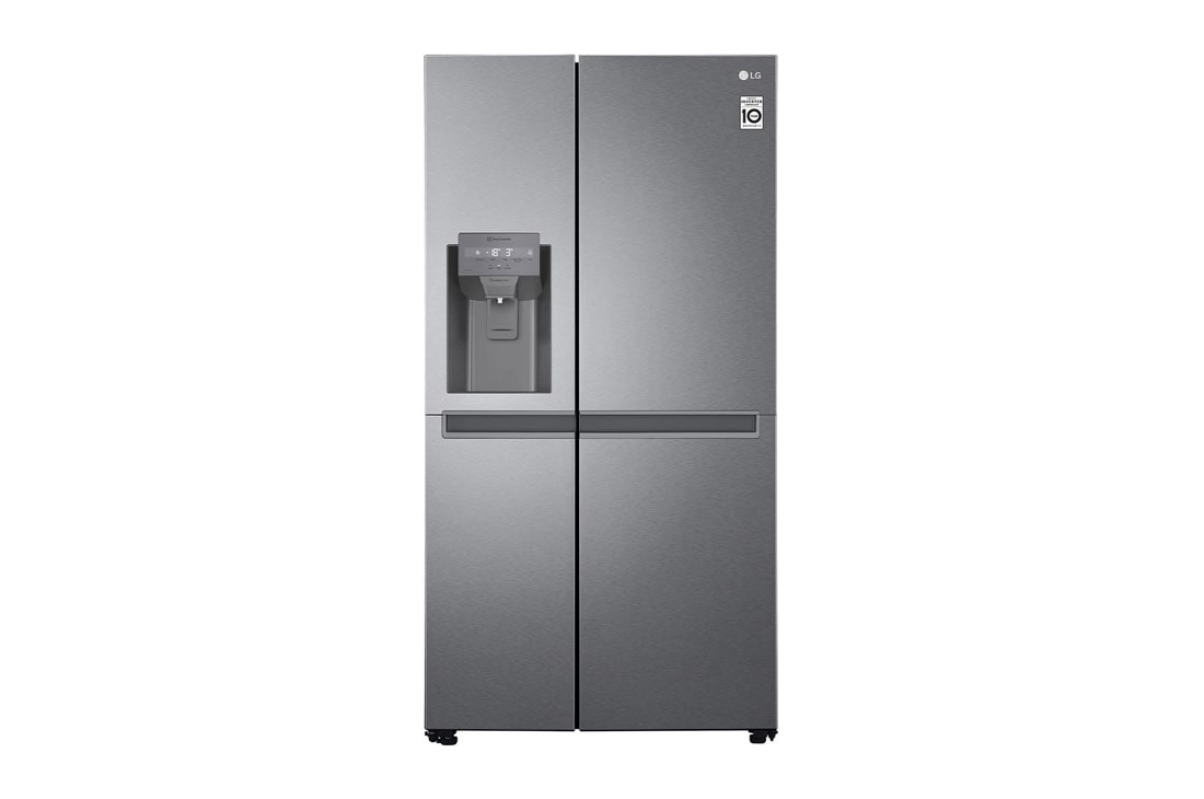 LG Frigider Side by Side | 630 L | Total No Frost | Clasa F | LINEARCooling? | Multi-Air Flow  | Smart Diagnosis?, vedere frontal?, GSLV30DSXM