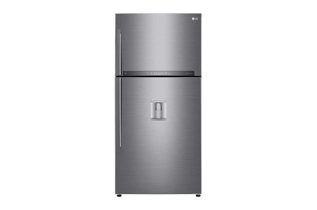 LG Frigider LG, 592 L, No Frost, Compresor Smart Inverter, WI-FI, Front view, GTF916PZPED