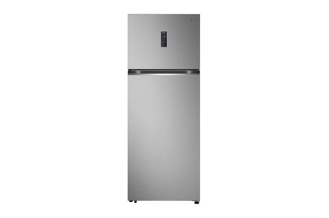 LG Frigider LG, 461L, No Frost, Compresor Smart Inverter, Multi-Air Flow, WI-FI, Front view, GTBV44PYBKD