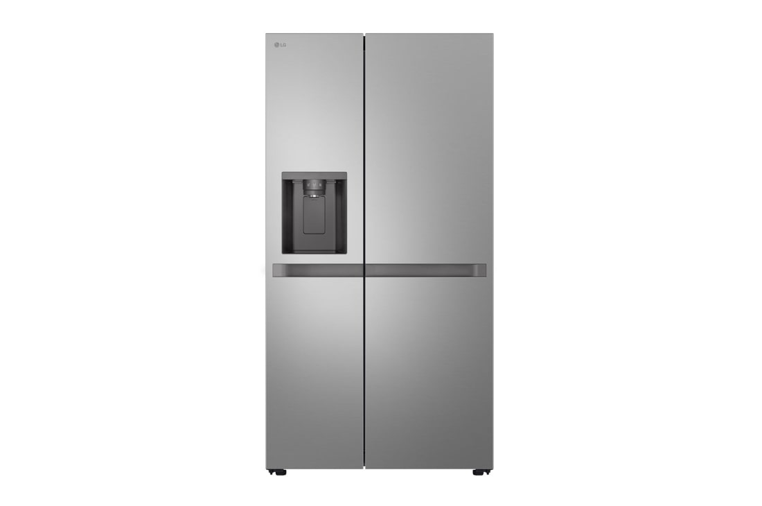 LG Side by Side LG, 638L, No Frost, Compresor Smart Inverter, Dispenser pentru ghea??, front view, GSLC40PYPE
