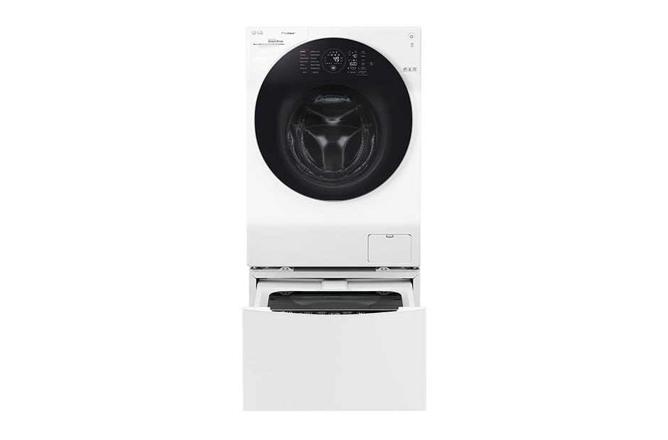 LG Ma?in? de sp?lat LG TwinWash? | 12kg/2kg sp?lare | 8kg uscare | Clasa A | 6 Motion Direct Drive? 10 ani garan?ie | TrueSteam?| ThinQ? | Alb, F6WD148TWIN