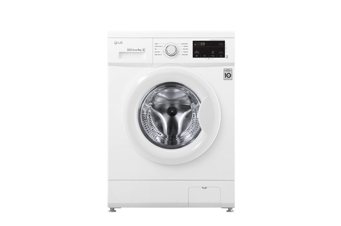 LG Ma?in? de sp?lat LG SLIM | 8kg sp?lare | 6 Motion Direct Drive? 10 ani garan?ie | Clasa A+++ | BabyCare | Smart Diagnosis? | Alb, FH2J3TDN0