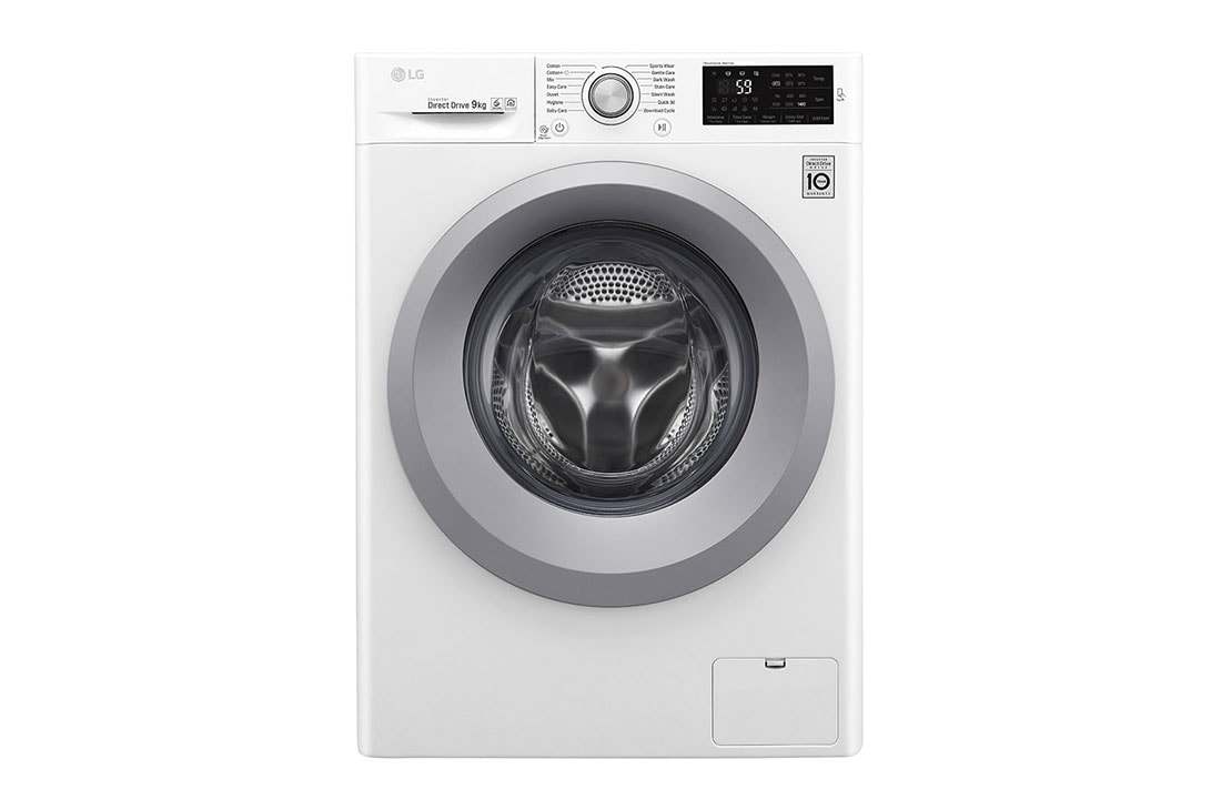 LG Ma?in? de sp?lat LG | 9Kg sp?lare | 6 Motion Direct Drive 10 ani garan?ie | Clasa A+++ | NFC Smart ThinQ | Alb, F4J5VN4W