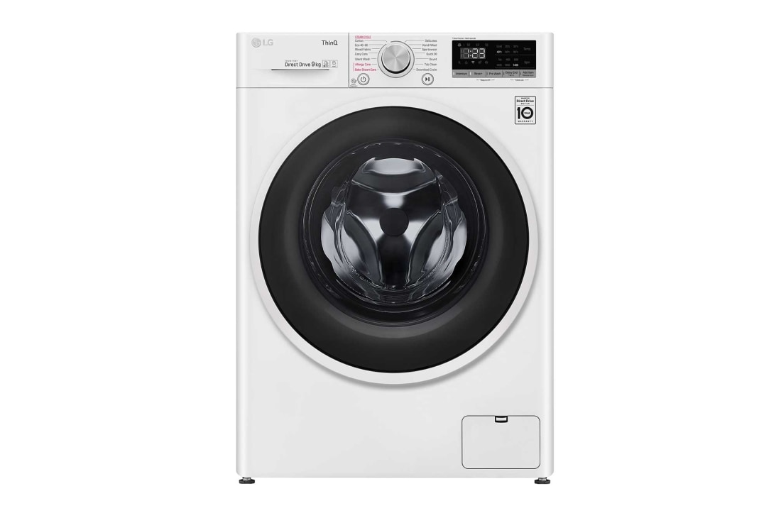LG Ma?in? de sp?lat  | 9Kg sp?lare | 1400 rpm | AI Direct Drive? | Clasa D | Steam? | ThinQ? | Alb, F4WT409AIDD