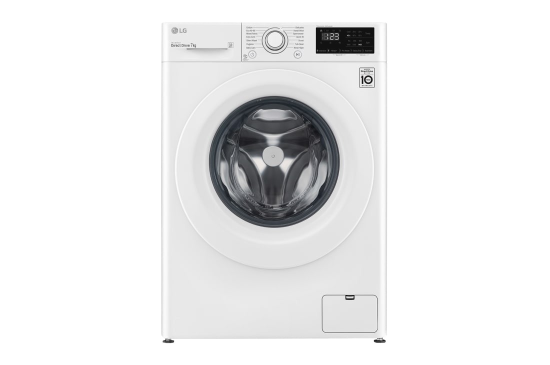 LG Ma?in? de sp?lat LG AI DD | 7Kg sp?lare | AI Direct Drive 10 ani garan?ie | Clasa D | SmartDiagnosis? | Alb, F4WN207N3E