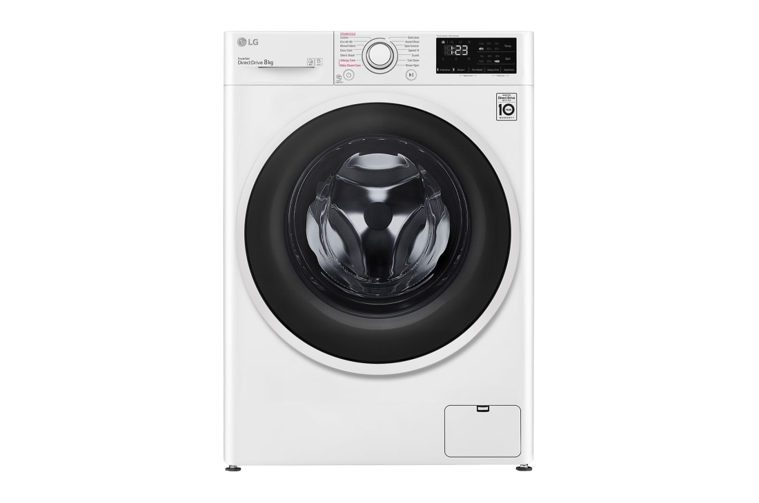 LG Ma?in? de sp?lat LG | 8kg sp?lare | 1400 rpm | AI Direct Drive? | Clasa B | Steam? | Smart Diagnosis? | Alb, F4WV3S8AIDD, F4WV3S8AIDD
