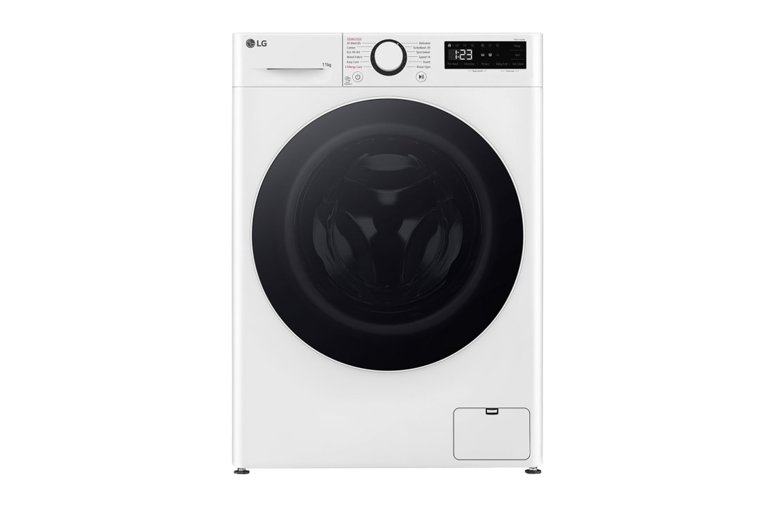 LG Masina de spalat LG, 11kg, 1400 rpm, Clasa A, Motor Inverter Direct Drive, TurboWash?, Steam, Alb, Front view, F4WR511S0W