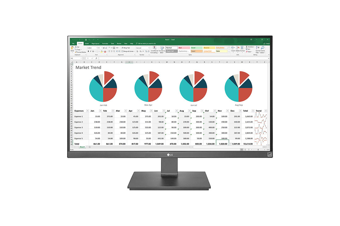 LG Monitor 27 ''| LED nano IPS screen | 4K UHD | FreeSync | Black Stabilizer, 27UK670-B