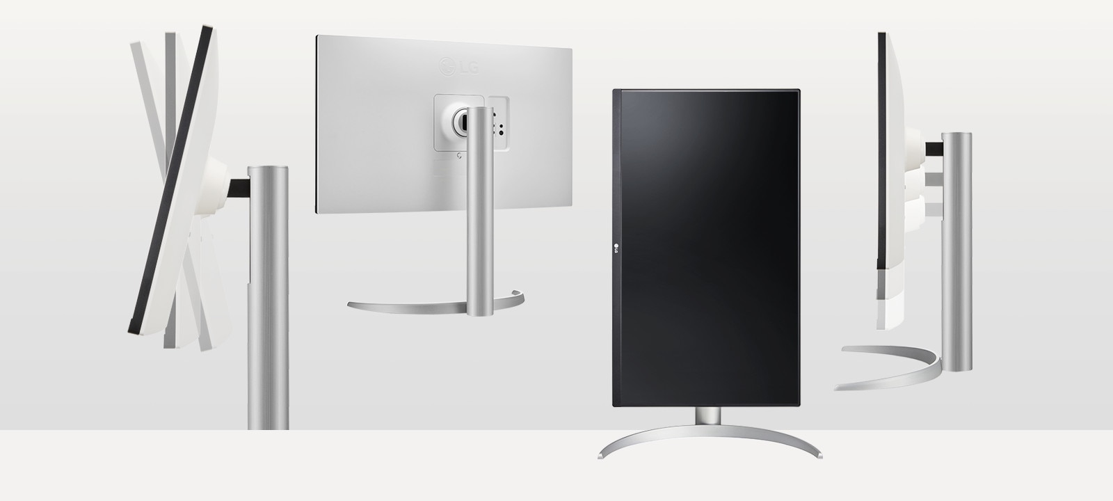 Design ergonomic cu caracteristici de basculare, ?n?l?ime ?i pivotare ?i cu suportul One-Click.