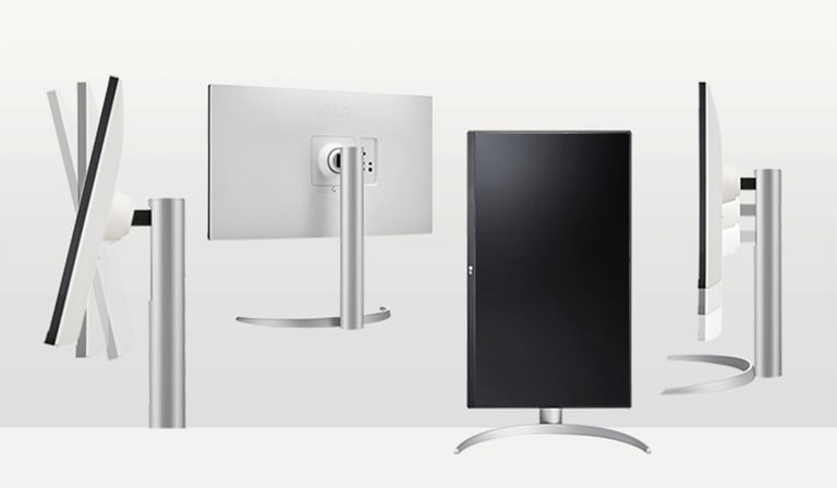 Design ergonomic cu caracteristici de basculare, ?n?l?ime ?i pivotare ?i cu suportul One-Click.