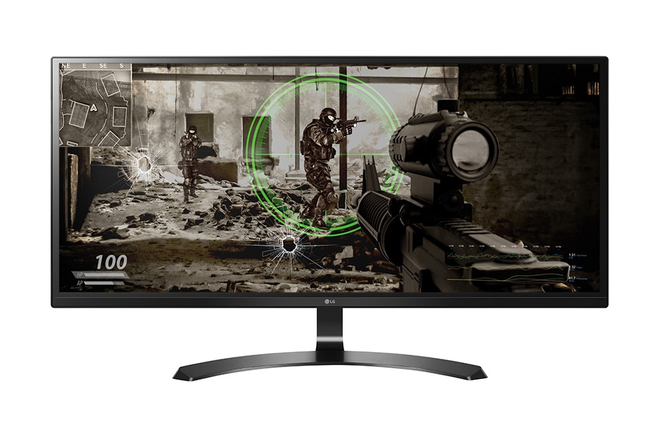 LG Monitor LG 34'' | 21:9 UltraWide? Full HD | Mod Gaming | Multitasking | Black Stabilizer | Dynamic action sync, 34UM59-P