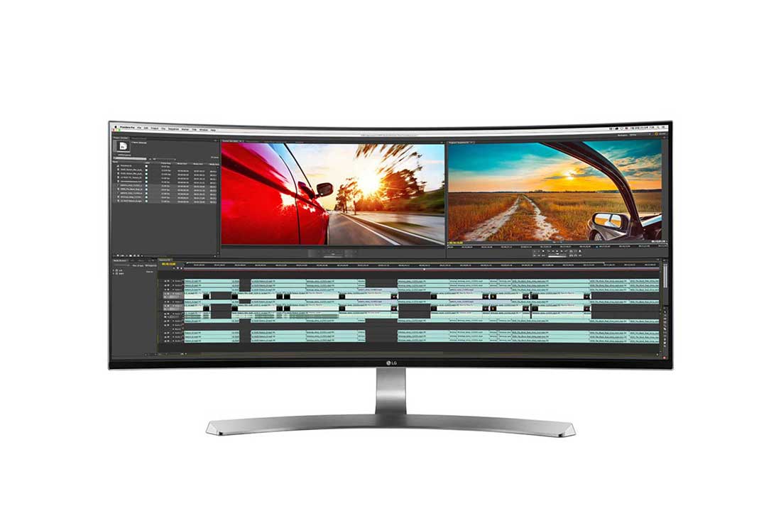 LG Monitor LG Curbat Gaming 34'' | 21:9 QHD UltraWide? pe IPS | ArcLine | Thunderbolt? 2 | FreeSync, 34UC98-W