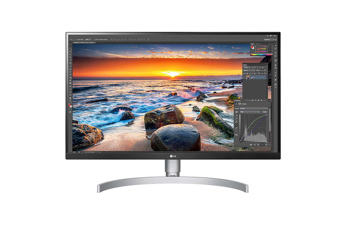 LG Monitor LG 27'' | VESA DisplayHDR? 400 | 4K UHD | 60Hz | USB Type-C? | Tehnologia Radeon FreeSync?, 27UL850-W