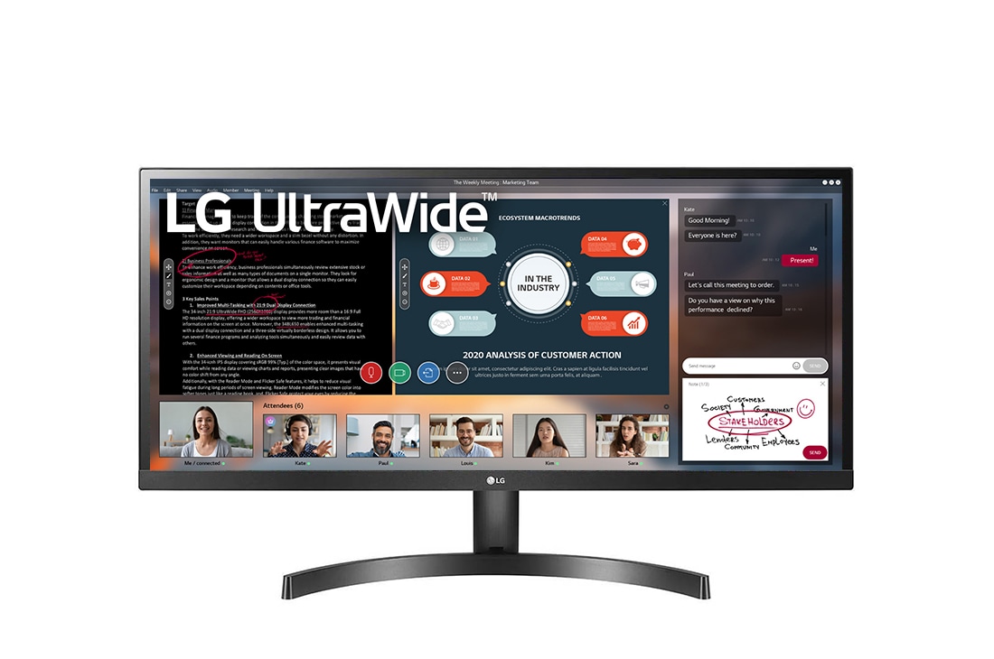 LG Monitor cu leduri de 29'' 21:9 IPS Full HD UltraWide?, 29WL500