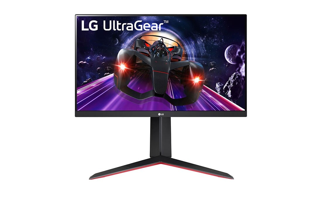 LG Monitor pentru jocuri UltraGear? Full HD IPS 1ms (GtG) de 23,8'', Vedere frontal?, 24GN650-B