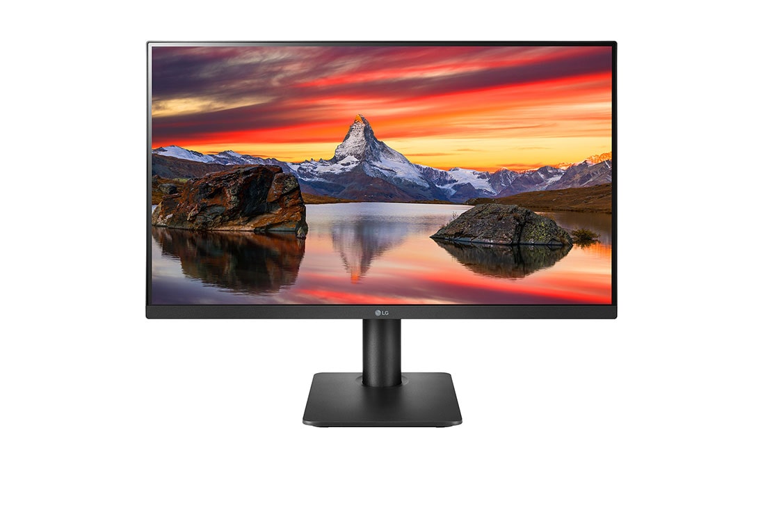 LG Monitor IPS Full HD de 27'' cu design cu 3 laturi f?r? margini, Vedere frontal?, 27MP450-B