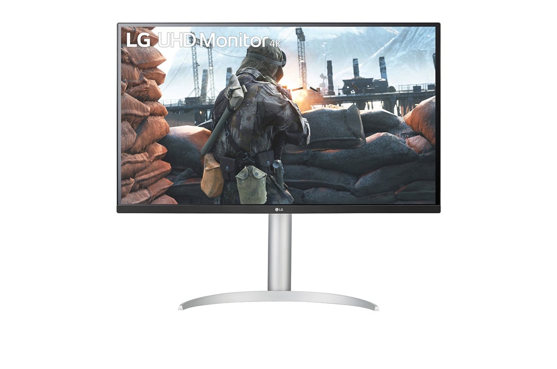 LG Monitor de 31.5'' UHD 4K cu USB Type-C?, Vedere frontal?, 32UP55NP-W