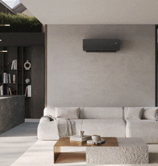 Aer condi?ionat LG cu design premium, integrat armonios ?ntr-un living elegant,