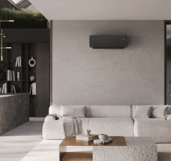 Aer condi?ionat LG cu design premium, integrat armonios ?ntr-un living elegant,