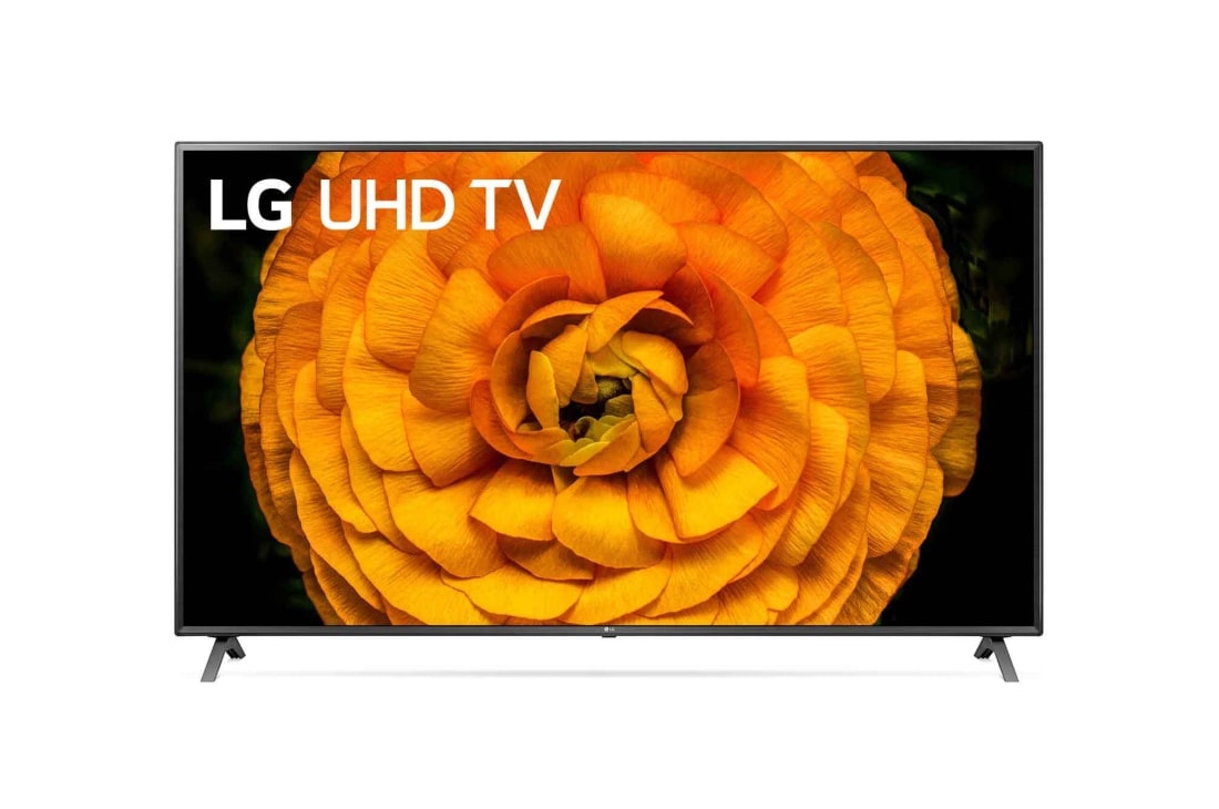 LG UN8500 | 86inch 4K UHD TV | Procesor α7 AI gen. 3 | 4K HDR 10 PRO | Dolby Vision & Atmos | Fun?ii GAMING | Func?ii SPORT, vedere frontal? cu imagine continu?, 86UN85003LA