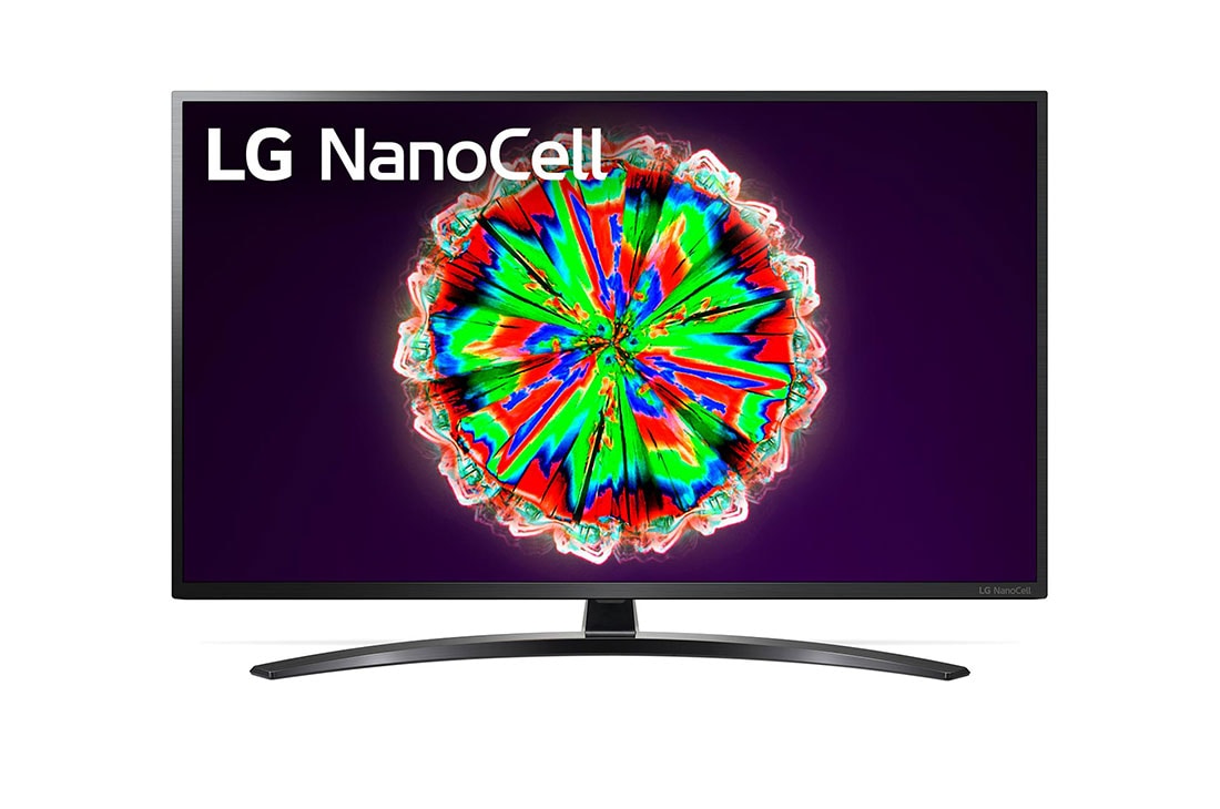 LG Nano79 | LG 4K NanoCell AI TV | 43inch 4K Cinema HDR | Procesor Quad Core 4K | HDR 10 Pro & HLG | Ultra Surround |Func?ii Gaming | Func?ii Sport, front view with infill image and logo, 43NANO793NE
