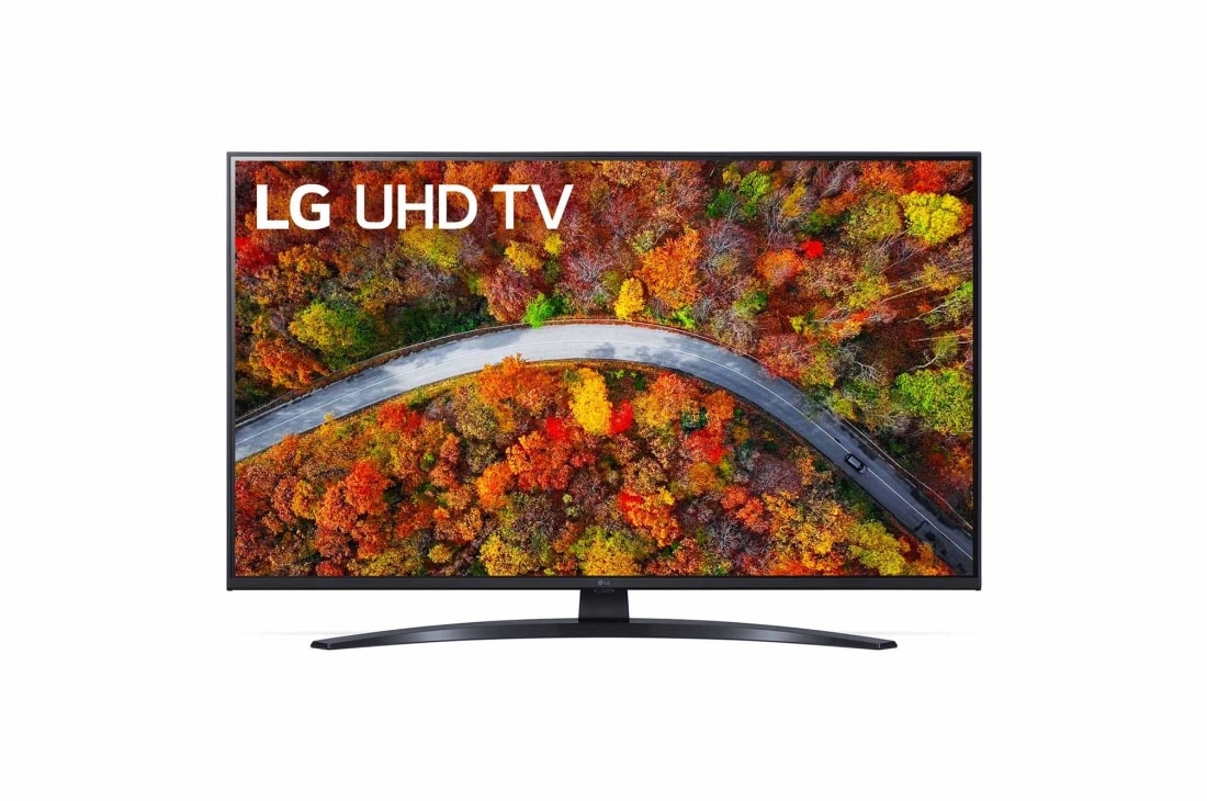 LG UP81 43inchi 4K Smart UHD TV, Vedere frontal? a televizorului LG UHD, 43UP81003LA
