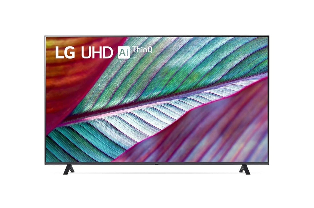 LG UR75 de 75'', 4K Smart TV, Vedere frontal? a televizorului LG UHD, 75UR75003LK
