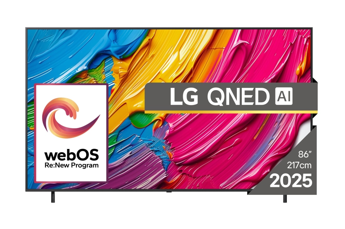 LG QNED80 AI de 86 inch, 4K Smart TV, 2025, 86QNED80A3A