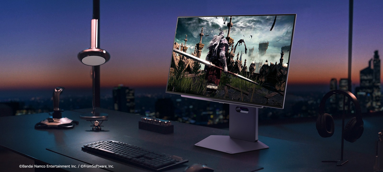 O imagine arat? configurarea de joc a monitorului LG UltraGear OLED model 27GX790A.