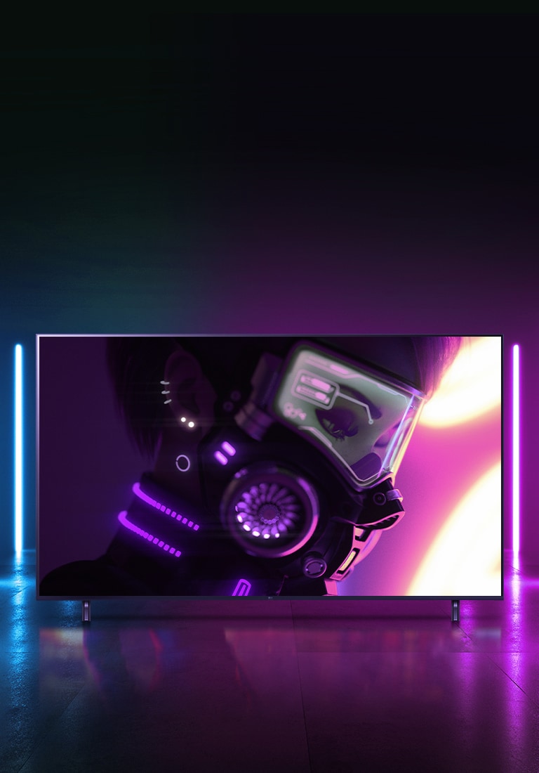 Monitor na kom se prikazuje junak koji nosi visokotehnolo?ku opremu.