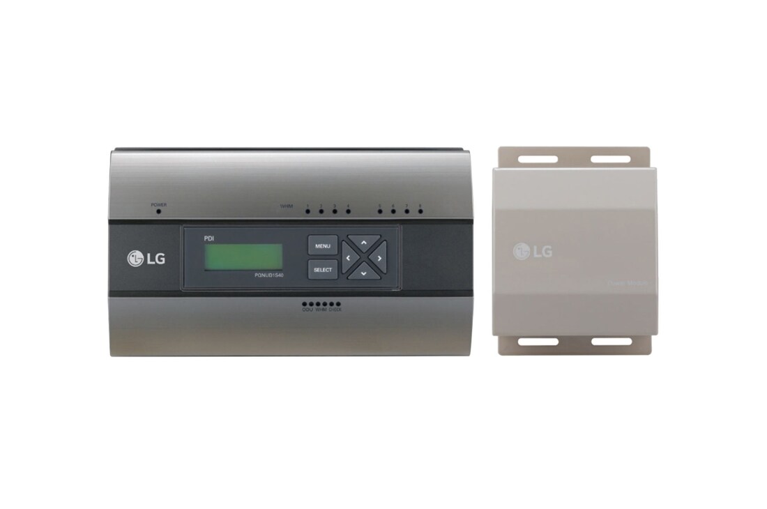 LG Kontroler aplikacija, PDI Premium, indikator raspodele snage (maks. 8 spolja?njih jedinica), Prikaz spreda, PQNUD1S40