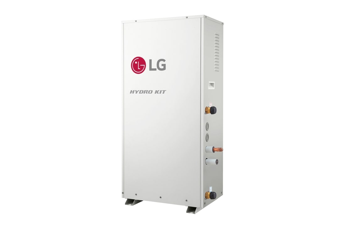 LG MULTI V Hydro Kit, podni tip – visoka temperatura, 25 kW, Prikaz sa bo?ne strane pod uglom od -45 stepeni, ARNH08GK3A4