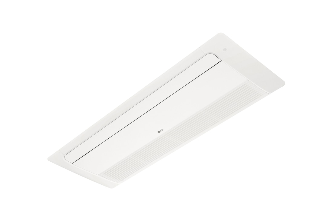 LG Plafonska kasetna jedinica, 1-smerna, 7kBTU, Prikaz sa bo?ne strane pod uglom od -45 stepeni, ARNU07GTUB4