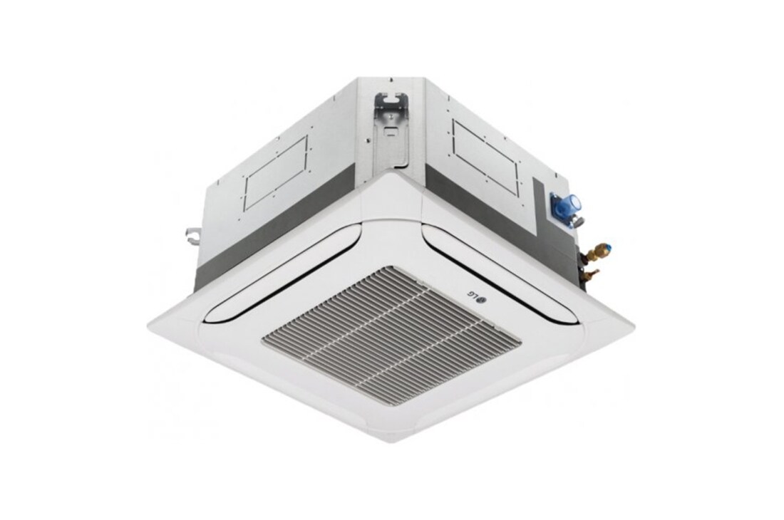 LG Plafonska kasetna jedinica (standard), 4-smerna, 12kBTU, Prikaz sa bo?ne strane pod uglom od -45 stepeni, ARNU12GTRB4