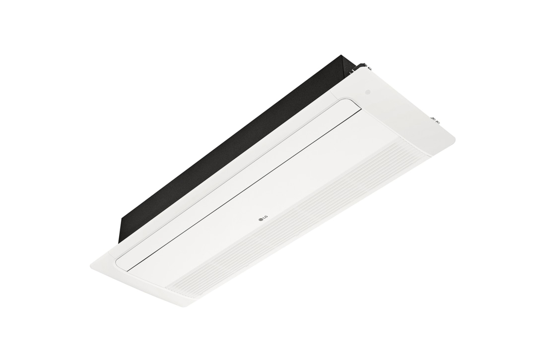 LG Plafonska kasetna jedinica, 1-smerna, 24kBTU, Prikaz sa bo?ne strane pod uglom od -45 stepeni, ARNU24GTTB4