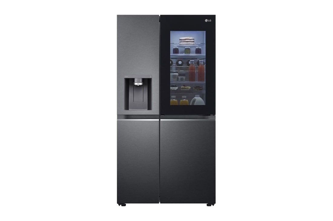 LG InstaView Door-in-Door? Side-bi-Side fri?ider, DoorCooling<sup>+</sup>? i ThinQ? tehnologija, kapacitet 635L, GSXV91MCAF, GSXV91MCAF