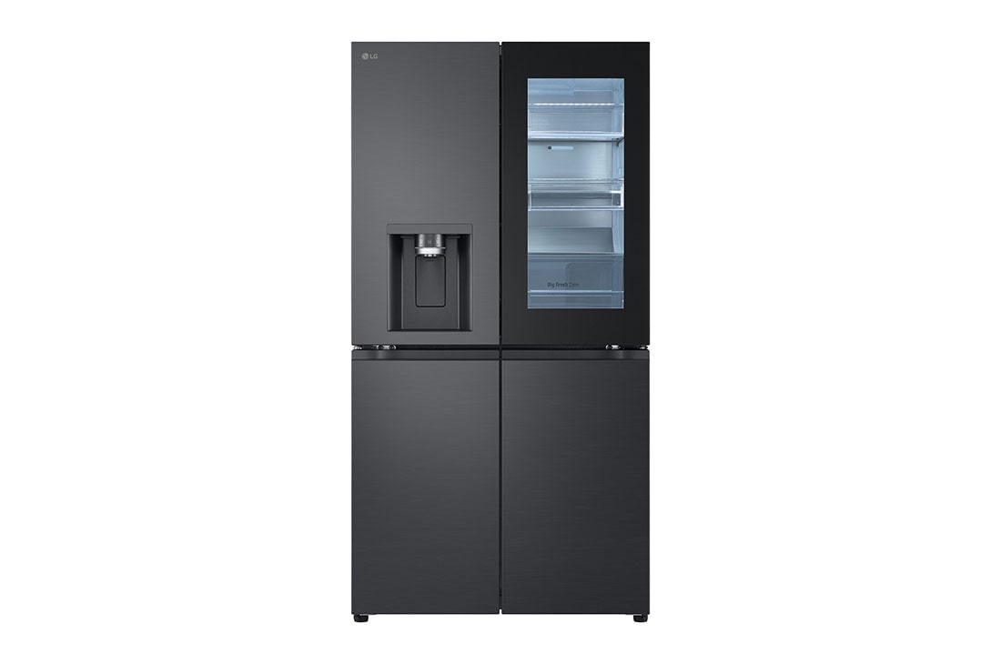 LG InstaView? Multi-Door fri?ider, DoorCooling+?, Craft Ice? i ThinQ? tehnologija, kapacitet 638L, Pogled Spreda, GMG960EVEE