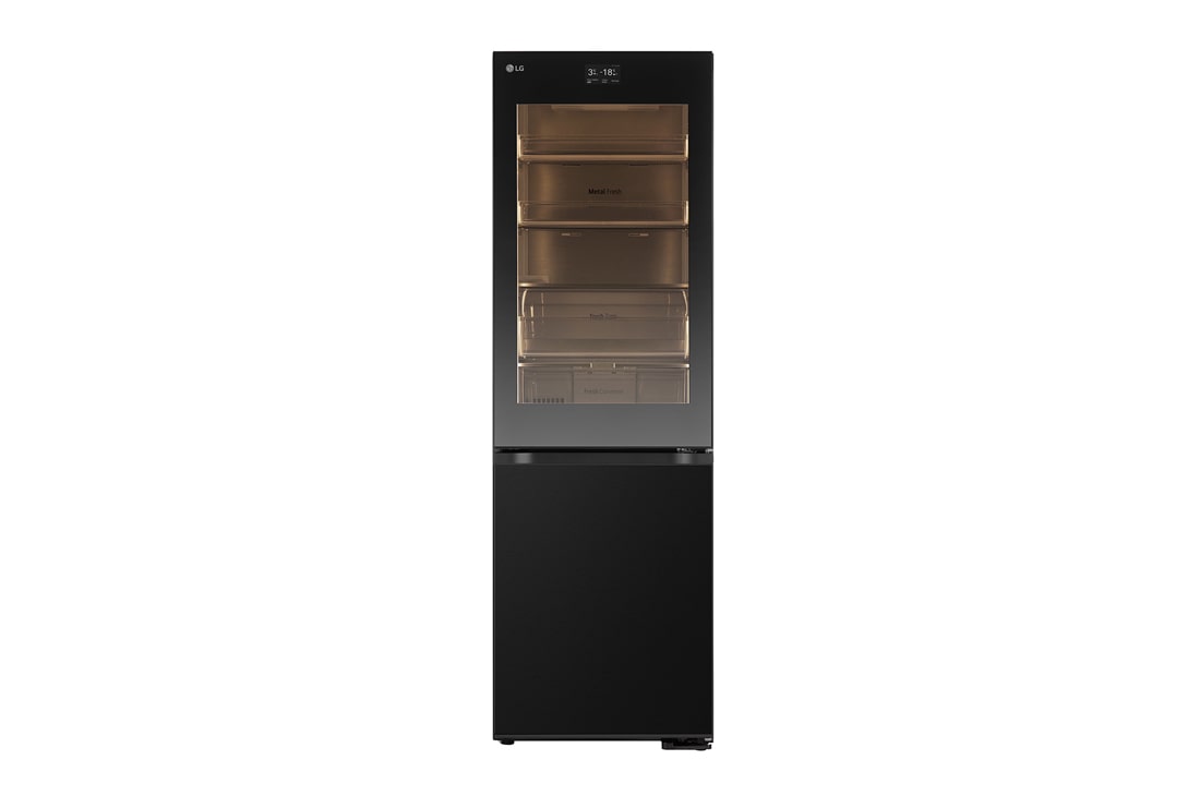 LG InstaView? kombinovani fri?ider sa donjim zamrziva?em, DoorCooling<sup>+</sup>? tehnologija, ThinQ?, kapacitet 349L, Pogled Spreda, GBG7190CEV
