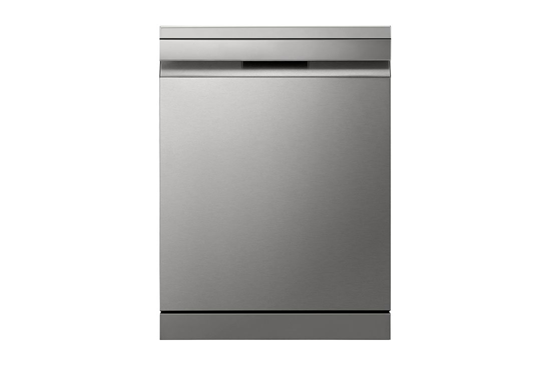 LG QuadWash? Ma?ina za pranje sudova sa TrueSteam? tehnologijom pare, vrata sa automatskim otvaranjem, set za 14 kompleta, ThinQ?, WiFi funkcija, front view, DF455HPS