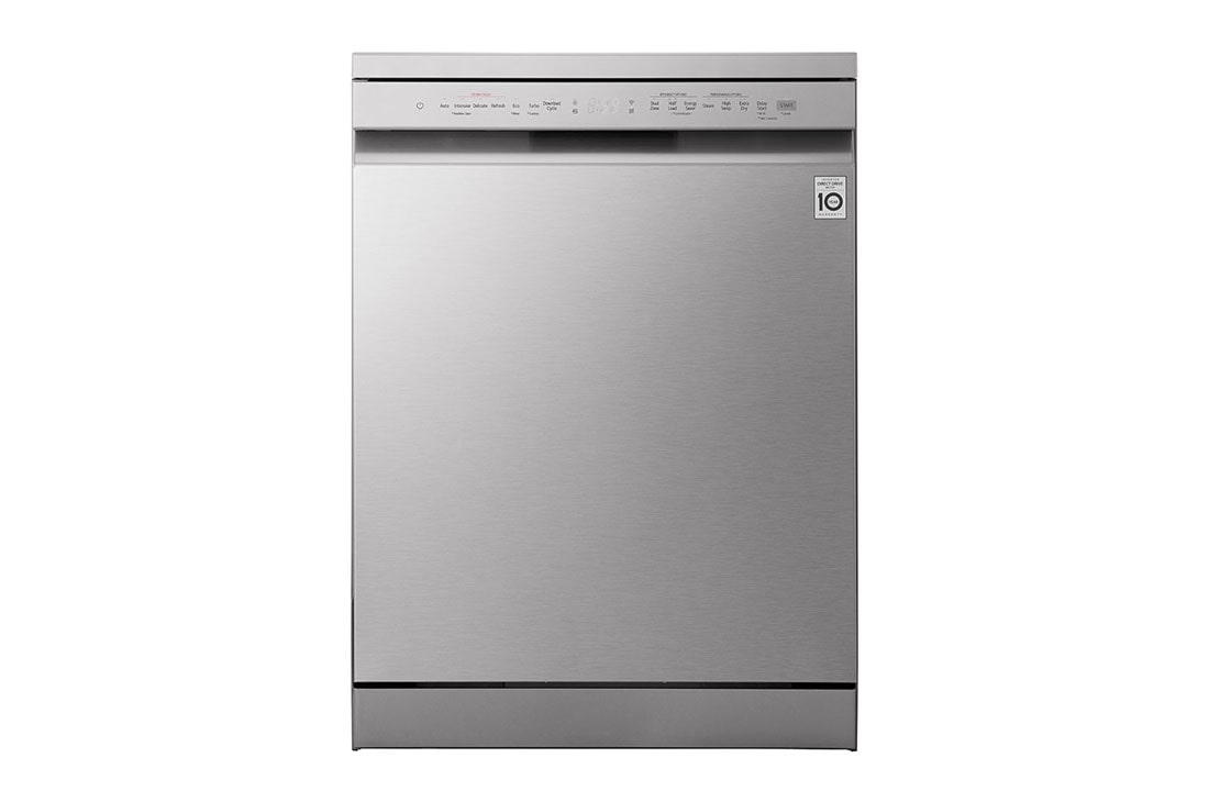 LG QuadWash? Ma?ina za pranje sudova sa TrueSteam? tehnologijom pare, set od 14 kompleta, ThinQ?  WiFi funkcija , Pogled Spreda, DF243FVS
