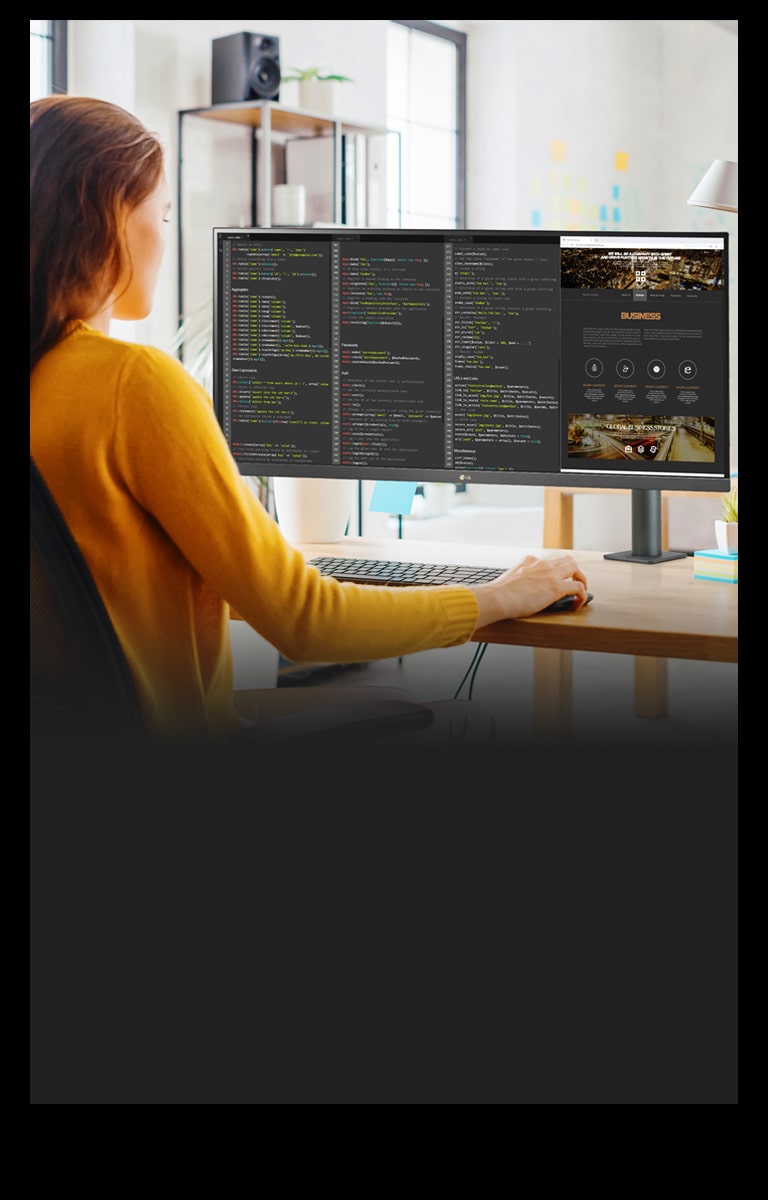 UltraWide Monitor Ergo za programere