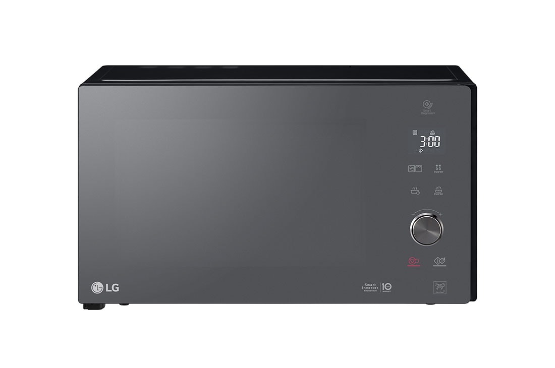 LG Mikrotalasna rerna od 25L sa ro?tiljem, Smart Inverter tehnologija, Funkcija zdravog pr?enja, EasyClean? unutra?nji premaz, Front view, MH6565DPR