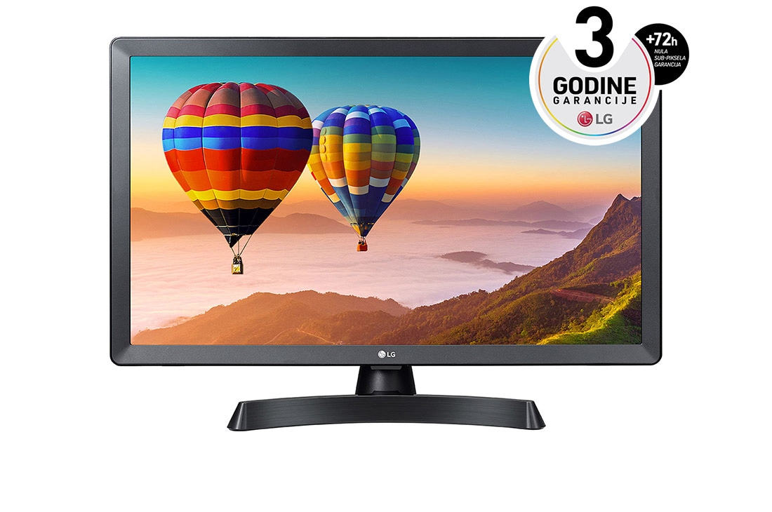 LG 23,6'' ?iroki ugao gledanja TV monitor, prikaz spreda, 24TN510S-PZ